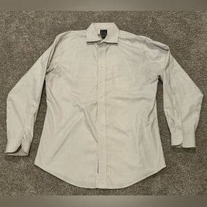 Jos. A. Bank Traveler’s Collection Light Gray Dress Shirt